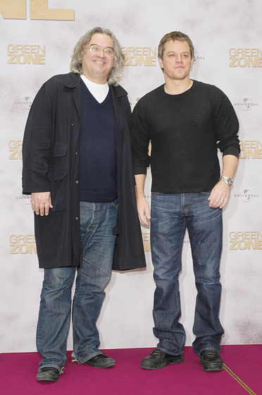Paul Greengrass y Matt Damon en Green Zone. Distrito Protegido (Photocall en Berlin. Marzo 2010)
