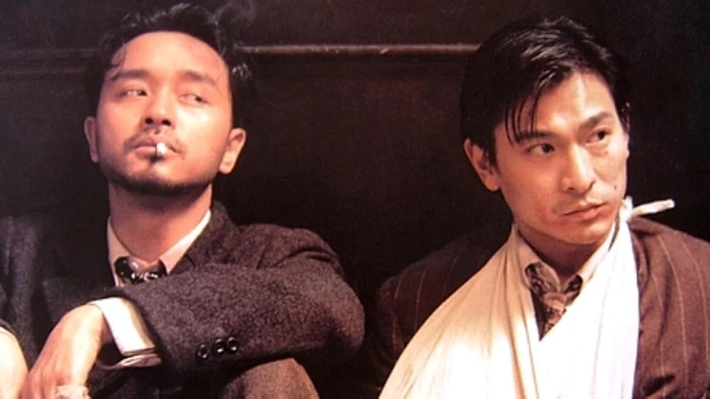 Leslie Cheung y Andy Lau en shanghai-grand