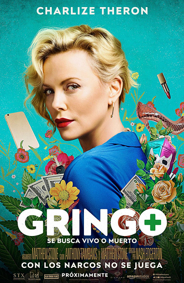 Imagen de Gringo. Se busca vivo o muerto (Cartel personajes español)
