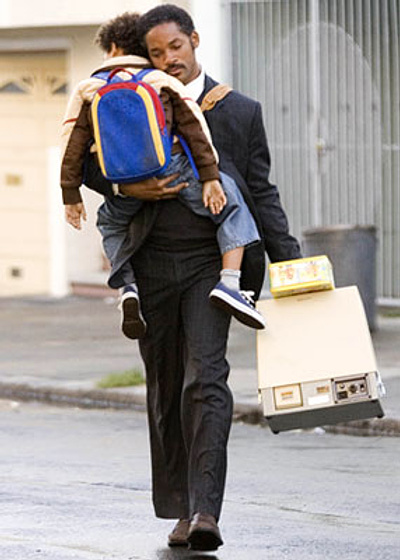 Will Smith y Jaden Smith en En Busca de la Felicidad