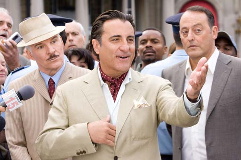 Jean Reno, Steve Martin y Andy Garcia en La Pantera Rosa 2