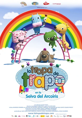 Poster de La Tropa de Trapo en la selva del arco iris