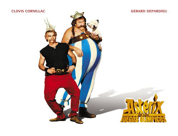 Imagen de Astérix en los Juegos Olímpicos (Cártel de promoción)