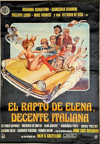 Poster de El Rapto de Elena, Decente Italiana