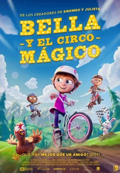 Imagen de bella-y-el-circo-magico (Cartel español)