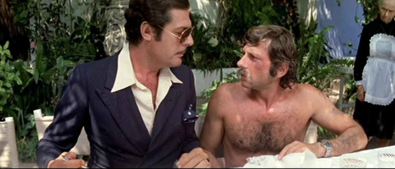 Roman Polanski y Marcello Mastroianni en que