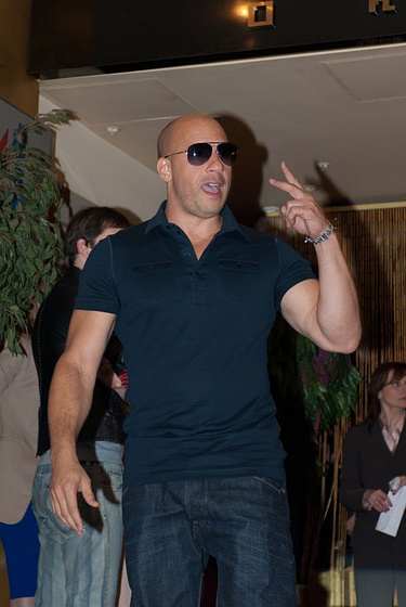 Vin Diesel en Fast and Furious 5 (Premiere en Amsterdam. Abril 2011)
