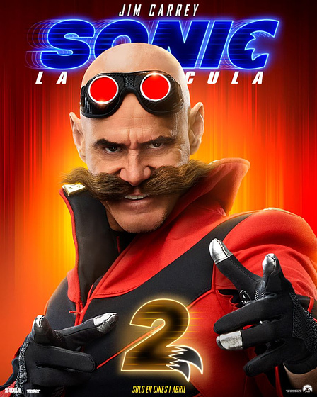 Imagen de Sonic 2. La Película (Cartel personajes español)