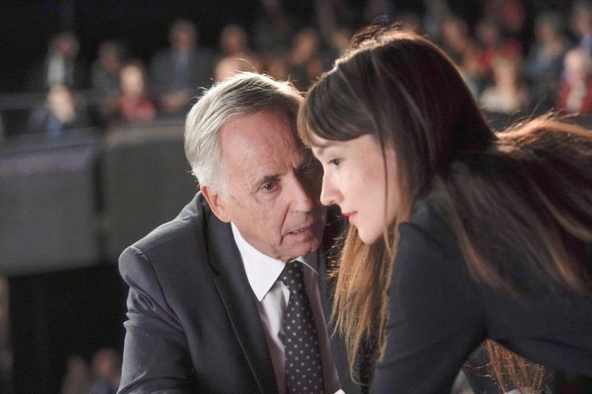 Fabrice Luchini y Anaïs Demoustier en Los Consejos de Alice