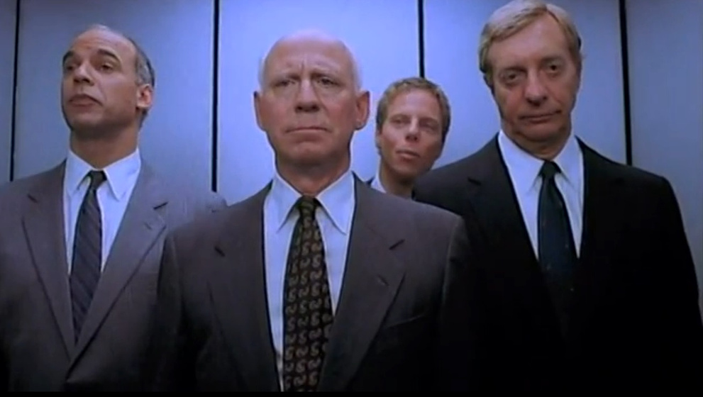 Greg Germann, Alan Oppenheimer, Basil Hoffman y Fred Sanders en culture