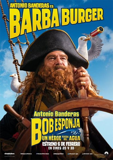 Imagen de Bob Esponja. Un Héroe fuera del agua (Cartel personajes español)
