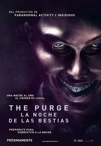 Poster de The Purge. La Noche de las Bestias