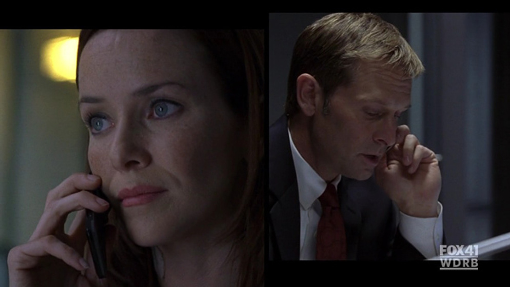 Jeffrey Nordling y Annie Wersching en 24