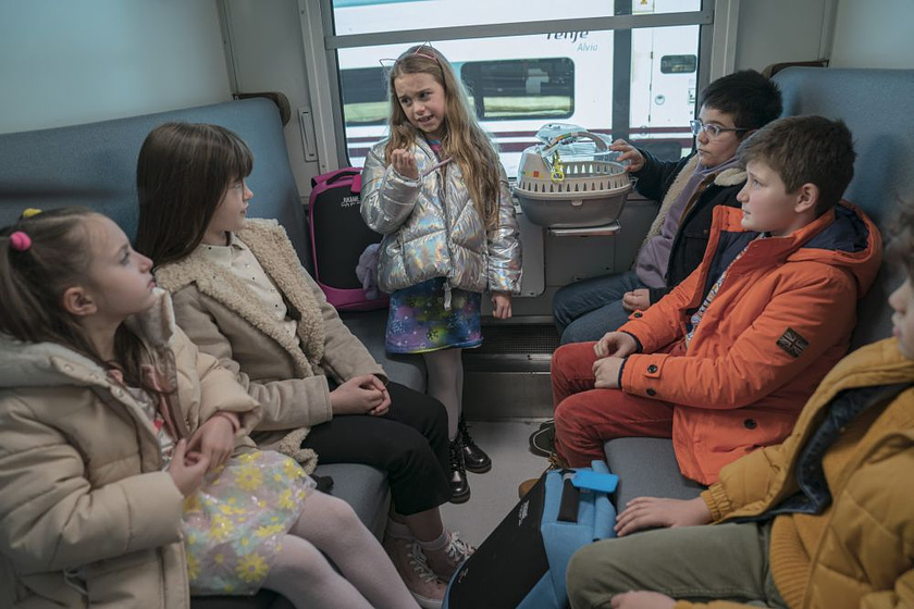Luna Fulgencio y Sirena Segura en ¡A todo tren! Destino Asturias
