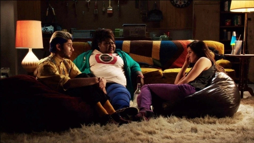 Shiloh Fernandez, Gabourey Sidibe y Shailene Woodley en pajaro-blanco-de-la-tormenta-de-nieve