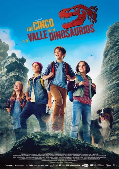 Imagen de los-cinco-y-el-valle-de-los-dinosaurios (Cartel español)