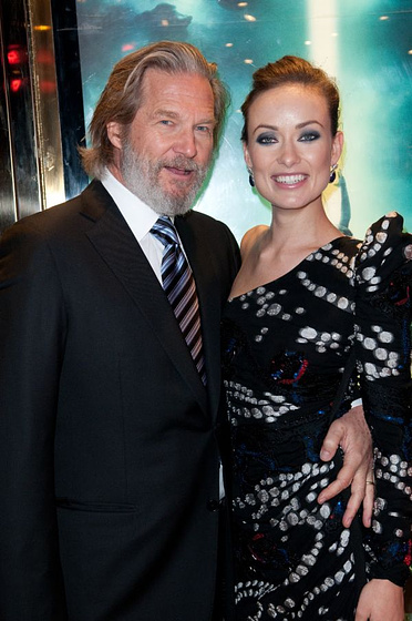 Jeff Bridges y Olivia Wilde en Tron Legacy (Premiere en Londres. Diciembre 2010)