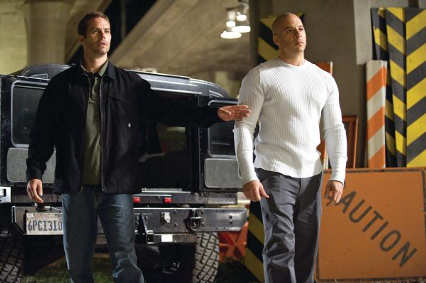 Paul Walker y Vin Diesel en Fast and Furious. Aún Más Rápido