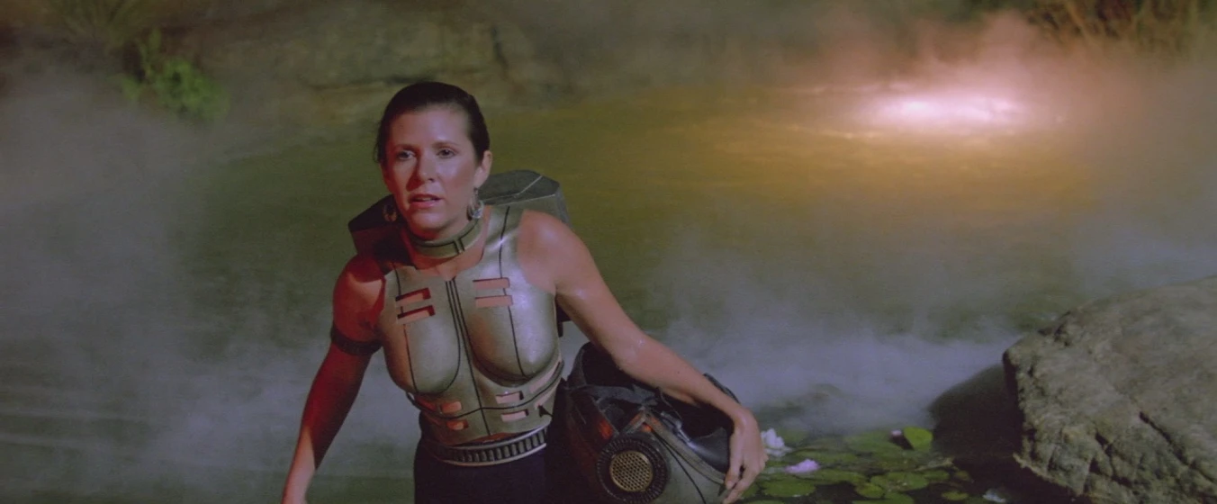 Carrie Fisher en el-guerrero-del-cuarto-milenio