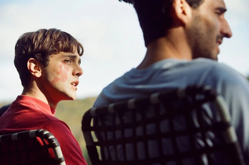 Xavier Dolan y Gabriel D'Almeida Freitas en matthias-maxime