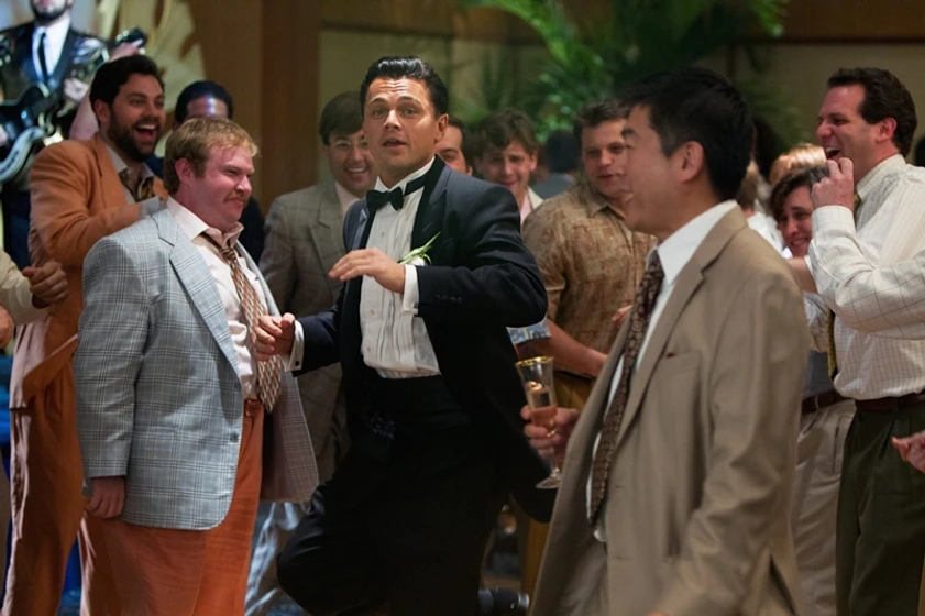Leonardo DiCaprio en El Lobo de Wall Street