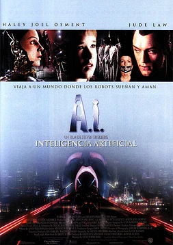 poster of movie A.I. Inteligencia Artificial