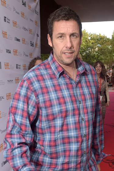 Adam Sandler en Hombres, mujeres y niños (Premiere en Toronto. 2014)