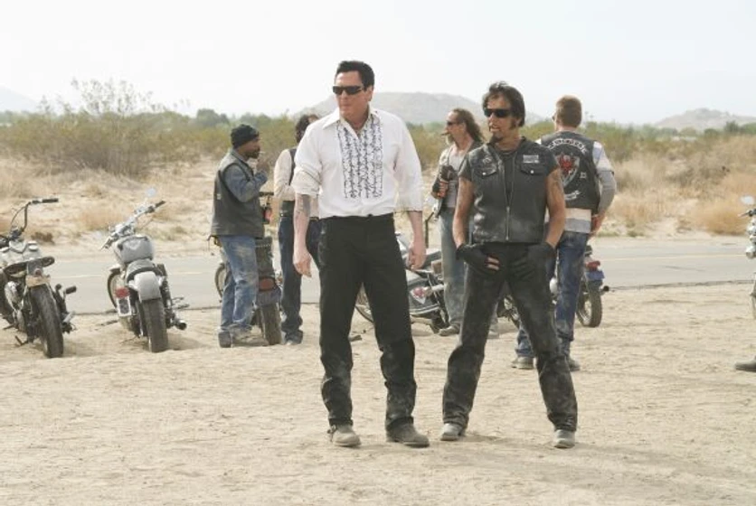 Michael Madsen y Larry Bishop en hell-ride