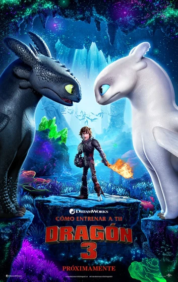 Imagen de como-entrenar-a-tu-dragon-3 (Cartel teaser español)