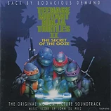 Carátula de la banda de sonido de Tortugas Ninja Mutantes 2, Las: El Secreto de los Mocos Verdes