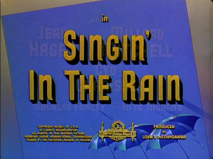 Imagen de Cantando Bajo la Lluvia (Títulos de crédito)