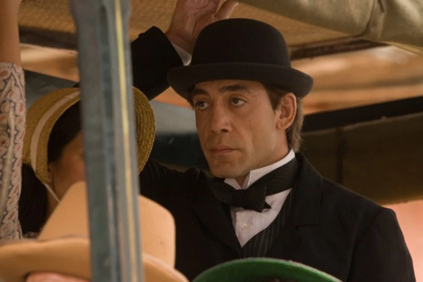 Javier Bardem en El Amor en los Tiempos del Cólera