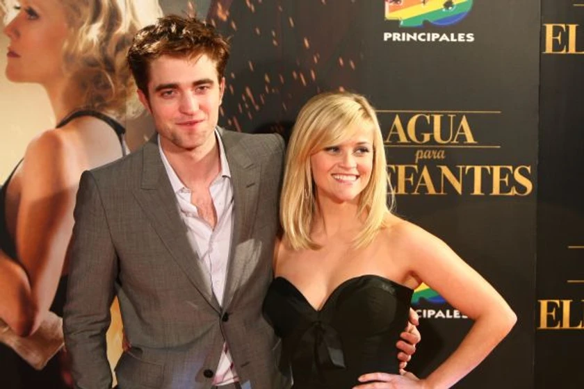 Reese Witherspoon y Robert Pattinson en agua-para-elefantes (Premiere en Barcelona. Abril 2011)