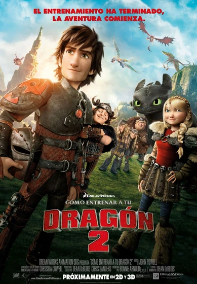 Imagen de como-entrenar-a-tu-dragon-2 (Cartel español)