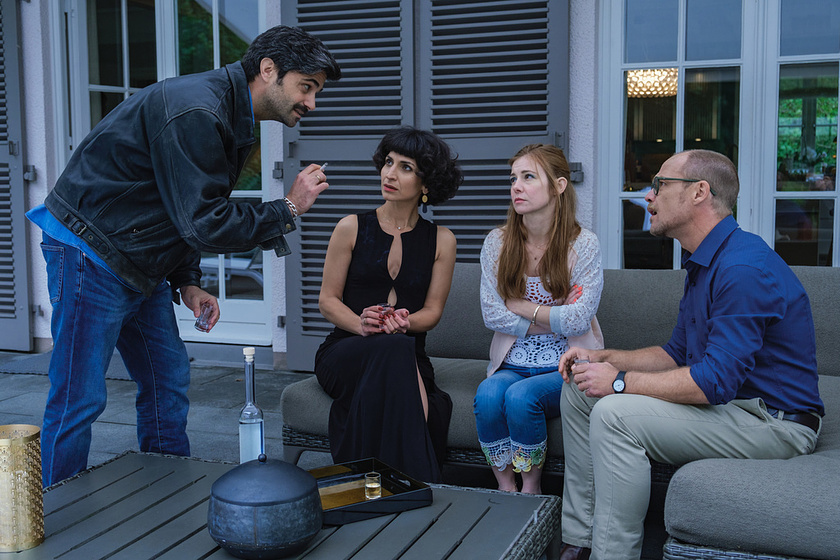 Maximilian Grill, Josefine Preuß y Neda Rahmanian en la-cena-de-las-confesiones