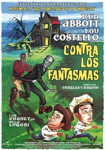 Poster de Abbott y Costello contra los fantasmas
