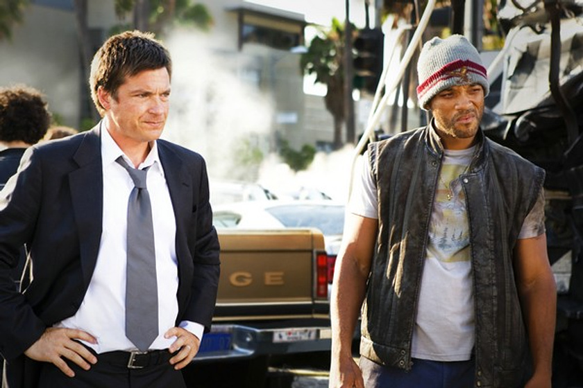 Will Smith y Jason Bateman en Hancock