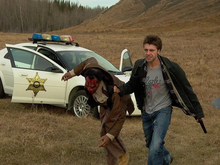 Joe Morton y Jamie Draven en badland-2007