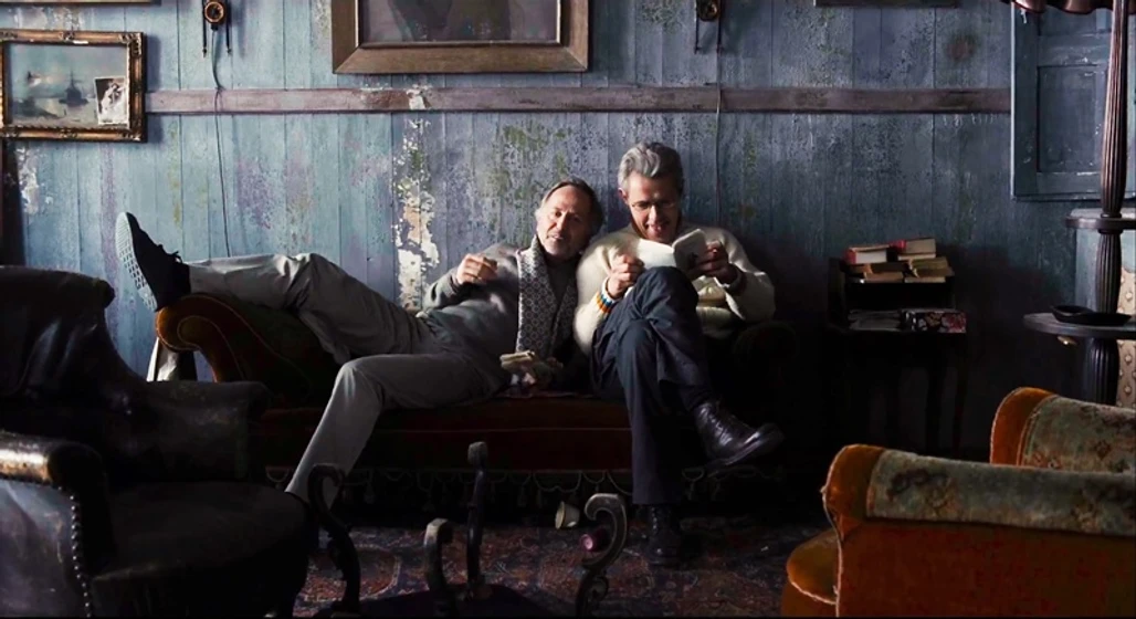Lambert Wilson y Fabrice Luchini en Molière en Bicicleta