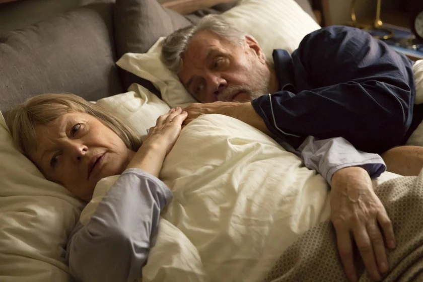 Ghita Nørby y Morten Grunwald en corazon-silencioso