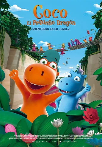 Poster de Coco, el Pequeño dragón. Aventuras en la Jungla