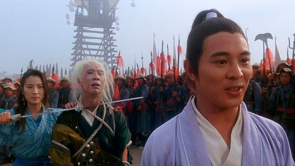 Jet Li y Michelle Yeoh en tai-chi-master