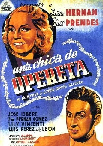 Poster de Una Chica de Opereta