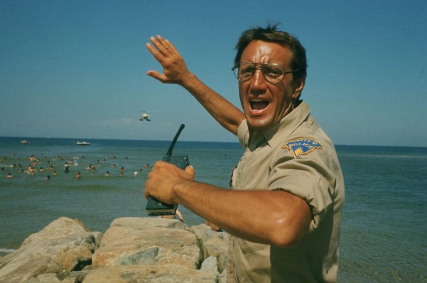 Roy Scheider en tiburon