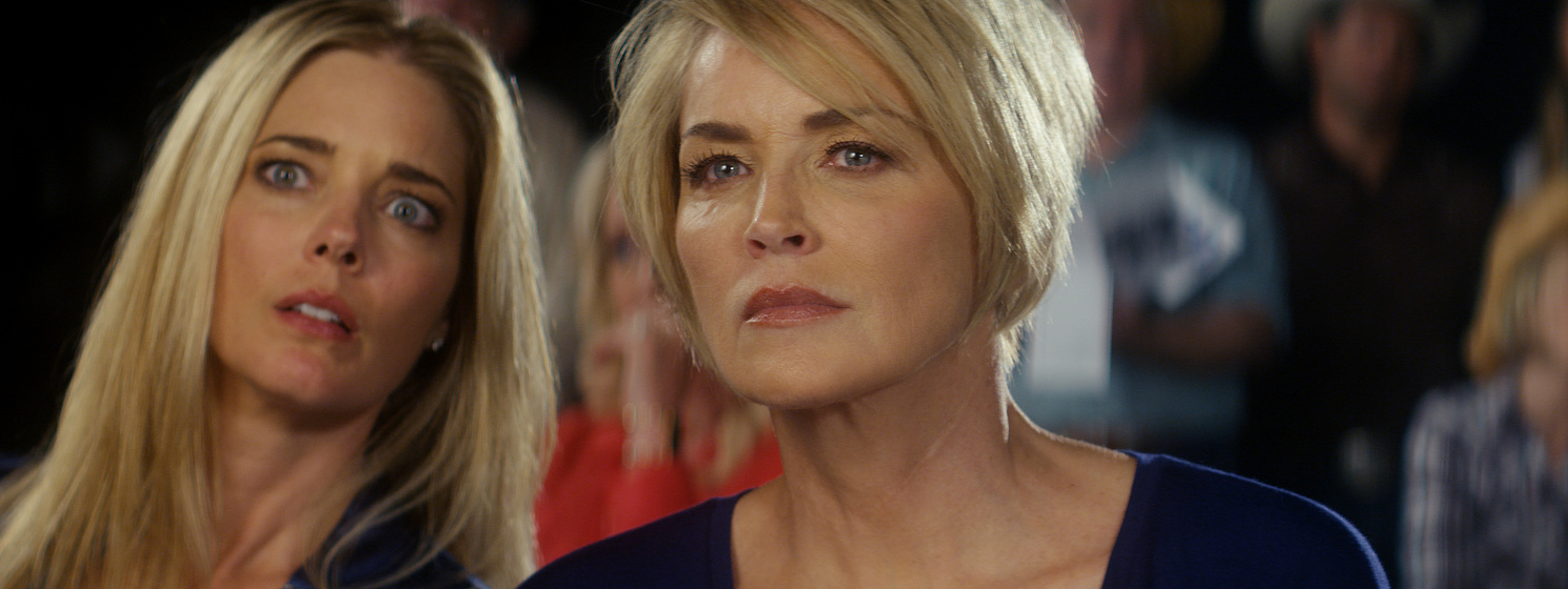 Sharon Stone y Christina Moore en El Galope Salvaje