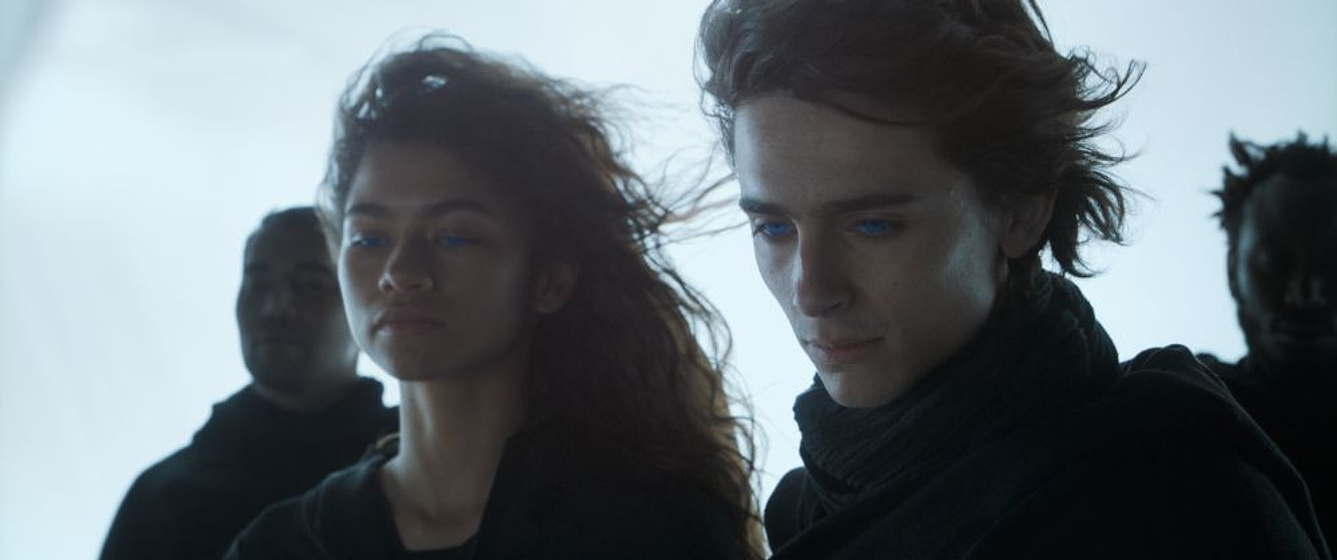 Timothée Chalamet y Zendaya en Dune