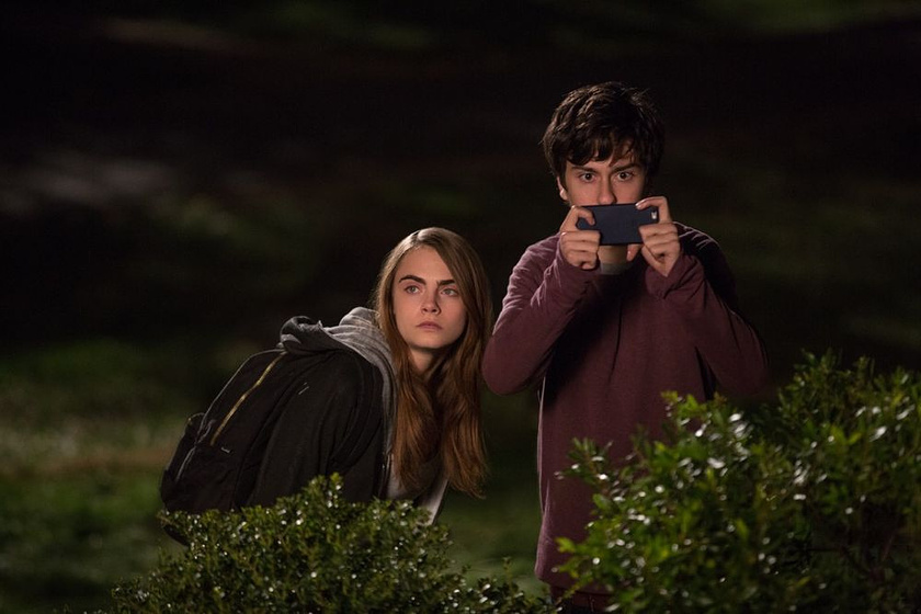 Nat Wolff y Cara Delevingne en Ciudades de papel