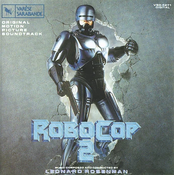 Carátula de la banda de sonido de Robocop 2