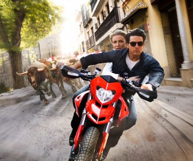 Tom Cruise y Cameron Diaz en Noche y día
