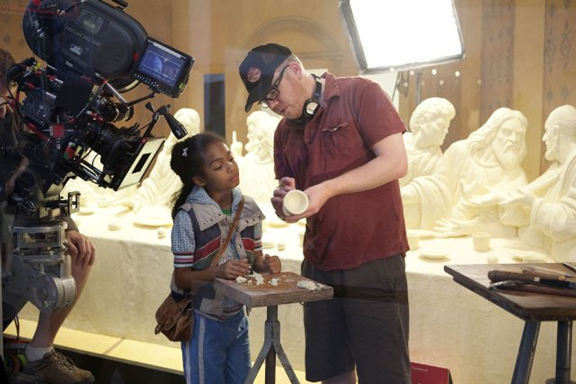 Yara Shahidi y Jim Field Smith en Butter